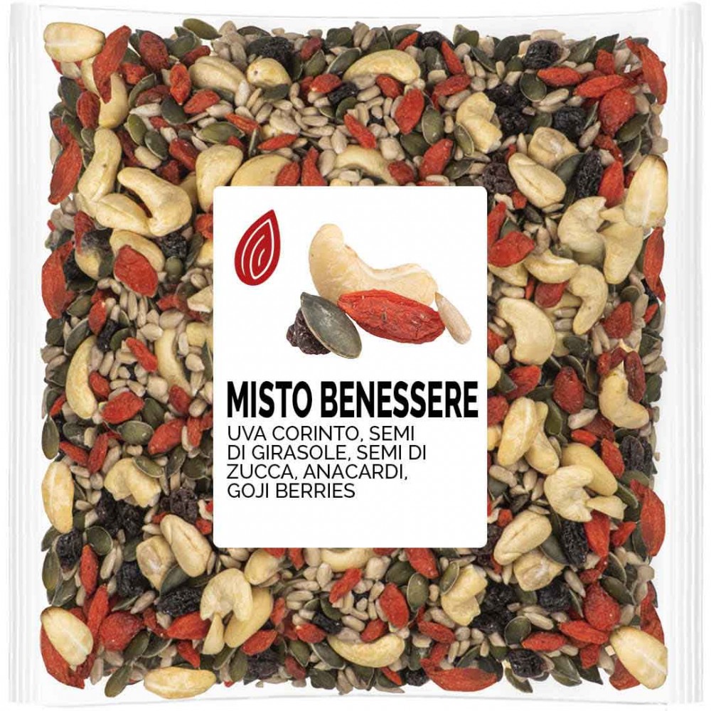 Snack Sano a Base di Frutta e Semi - Mix Benessere