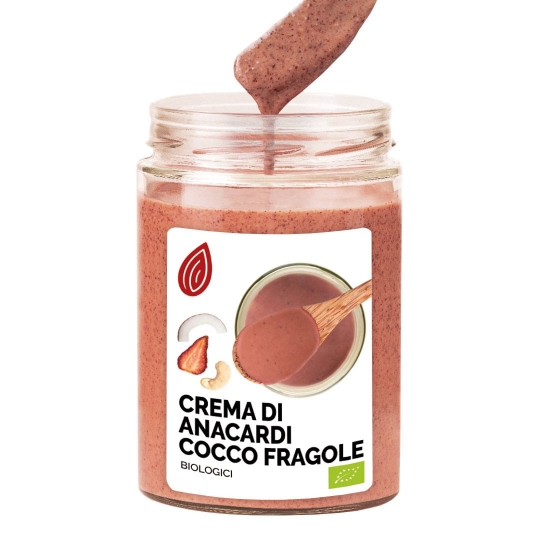 crema anacardi cocco fragola